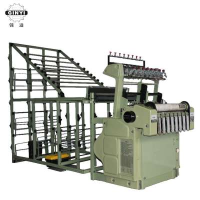 High speed shuttle less ribbon needle loom machine