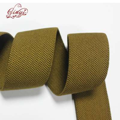 3.5cm 0.9 mm thickness high quality wholesale elastic polyester webbing for shoes