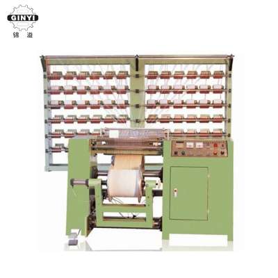 Knitting and beaming elastic pneumatic latex warping machine