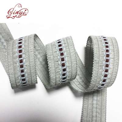 Wholesale 1'' 0.5mm thickness crochet lace trim ribbon for hats clothes